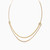 LGN104 - Beaded Cubic Zirconia Layered Necklace in 21K Gold - 22005020093-2.jpg