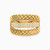 LGS105 - Textured Cubic Zirconia Half Set in 21K Gold (2 Pieces) - 22011110836-3.jpg