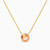 MLN61 - Circle Orange Stone Necklace in 18K Gold - 21046030190-1.jpg