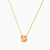 MLN61 - Circle Orange Stone Necklace in 18K Gold - 21046030190-2.jpg