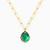 LIN771 - Pear Green Stones Necklace in 18K Gold - 111404120347-1.jpg