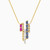 LIN420 - Baguette Colored Stones Necklace in 18K Gold - 121404180018-1.jpg