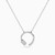 MLN814 - Open Circle Diamonds Necklace In 18K Gold - ENE00003-1.jpg