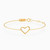 MLB23 - Heart Chain Bracelet in 18K Gold - 21047030009-1.jpg