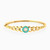 LGB260 - Links Cubic Zirconia & Enamel Coated Bangle Bracelet in 18K Gold - 21011110669-1.jpg