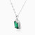 LIN656 - Rectangle Green Stones Necklace in 18K Gold - 111404220110-2.jpg