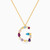 LIN105 - Letter G Colored Stones Necklace in 18K Gold - 111404180136-1.jpg