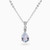 LDN414 - Pear Diamond & Clear Stone Necklace in 18K Gold - PC-6228B.jpg