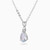 LDN414 - Pear Diamond & Clear Stone Necklace in 18K Gold - PC-6228B-2.jpg