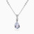 LDN414 - Pear Diamond & Clear Stone Necklace in 18K Gold - PC-6228B-1.jpg