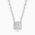 WN2 - Square Cubic Zirconia Sterling Silver Necklace - 87356645-1.jpg