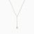 WN41 - Circle Cubic Zirconia Gold Plated Necklace - 97355145-2.jpg
