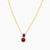 WN61 - Multi-shaped Colored Stones Gold Plated Necklace - 97357545-3.jpg