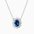 WN26 - Oval Blue Stone Sterling Silver Necklace - 87364445-1.jpg