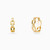 WE74 - Link Cubic Zirconia Gold Plated Hoop Earrings - 2659710-2.jpg