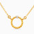 WN129 - Circle Clear Stone Gold Plated Necklace - A4198-07DG-1.jpg