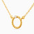 WN129 - Circle Clear Stone Gold Plated Necklace - A4198-07DG-2.jpg