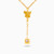WN89 - Butterfly Rose Stone Gold Plated Necklace - A4179-05DG-1.jpg