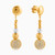 LGE12 - Beaded Cubic Zirconia Drop Earrings in 21K Gold - 22003020017-2.jpg