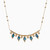 WN62 - Marquise Blue Stone Gold Plated Necklace - 97360945-1.jpg