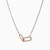 WN40 - Rectangle Cubic Zirconia Gold Plated Necklace - 97350745-2.jpg