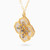 LIN665 - Flower Pearl & Colored Stones Necklace in 18K Gold - 111405150099-2.jpg