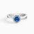 WR32 - Circle Blue Stone Sterling Silver Ring (Size 12) - 192964052-1.jpg