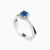 WR32 - Circle Blue Stone Sterling Silver Ring (Size 12) - 192964052-2.jpg