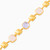 WB100 - Square Purple Stone Gold Plated Chain Bracelet - H4182594-3.jpg