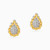 MLE238 - Pear Clear Stone Stud Earrings in 18K Gold - 21051110242-3.jpg
