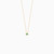 WN193 - Square Green Stones Gold Plated Necklace - 97380645-1.jpg