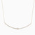WN48 - Circle Cubic Zirconia Gold Plated Chain Necklace - 97357245-2.jpg