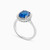 WR23 - Oval Blue Stone Sterling Silver Ring (Size 14) - 193004054-2.jpg