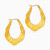 WE32 - Textured Gold Plated Drop Earrings - 2652900-1.jpg