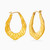 WE32 - Textured Gold Plated Drop Earrings - 2652900-2.jpg