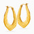 WE32 - Textured Gold Plated Drop Earrings - 2652900-3.jpg