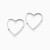 WE110 - Heart Sterling Silver Hoop Earrings - 7648400-1.jpg