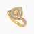 LDR607 - Pear Diamond Ring in 18K Gold - ORR0055-2.jpg