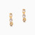 WE85 - Marquise Clear Stone Gold Plated Hoop Earrings - A4136-07DT-1.jpg