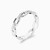WR167 - Link Clear Stone Sterling Silver Ring - 1952910-3.jpg