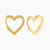 WE107 - Heart Gold Plated Hoop Earrings - 2648400-2.jpg