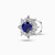 LDE473 - Flower Diamond & Blue Stone Stud Earrings in 18K Gold - ER413187W18SA1 (3).jpg