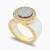 LDR1894 - Circle Diamond & Enamel Coated Ring in 18K Gold - CSR00110AW-16-2.jpg