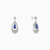LDE459 - Pear Diamond & Blue Stone Drop Earrings in 18K Gold - KE608980SB-2.jpg