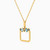 MLN1090 - Square Colored Stones Necklace In 18K Gold - 21046110997-2.jpg