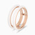 LDR1883 - Square Diamond & Enamel Coated Twin Rings in 18K Gold - CR000259AW-14-2.jpg