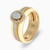 LDR1881 - Oval Diamond & Enamel Coated Twin Rings in 18K Gold - CR000256SS-14-1.jpg