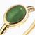 WR37 - Oval Green Stones Gold Plated Ring - 291855052-3.jpg