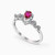 LDR1864 - Oval Diamond & Rose Stone Ring in 18K Gold - ERG00053RB-2.jpg