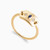 WR152 - Rectangle Blue Stone Gold Plated Ring - 2957640-1.jpg